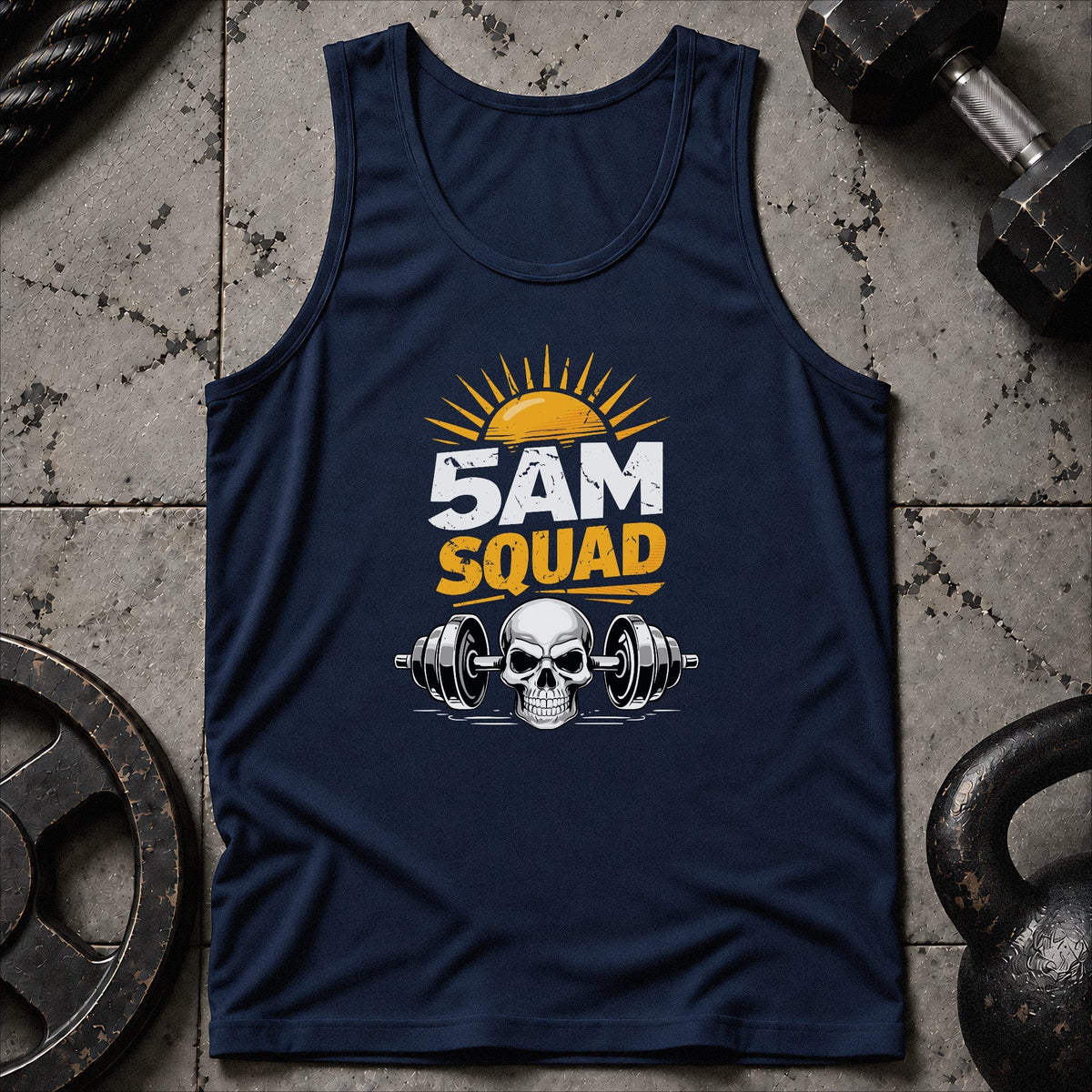 5AM Squad Skull Unisex Tank