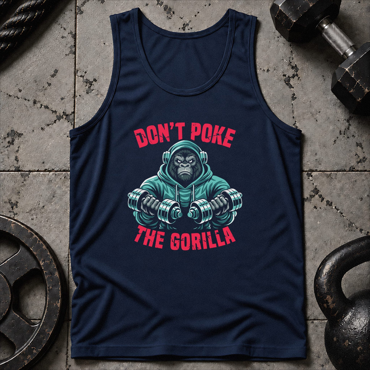 Don't Poke The Gorilla Unisex Tank