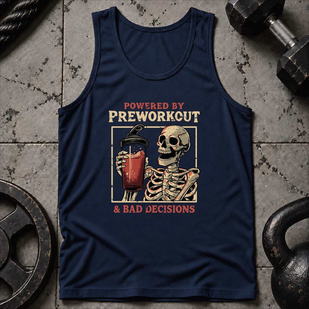 Powered By Preworkout & Unisex Tank