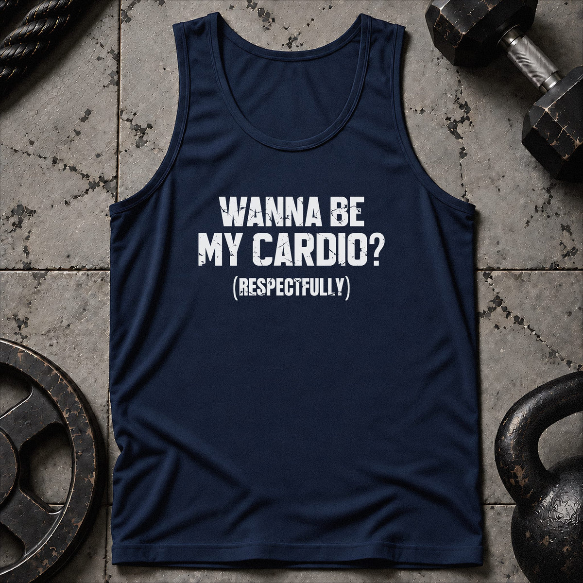 Wanna Be My Cardio? Unisex Tank