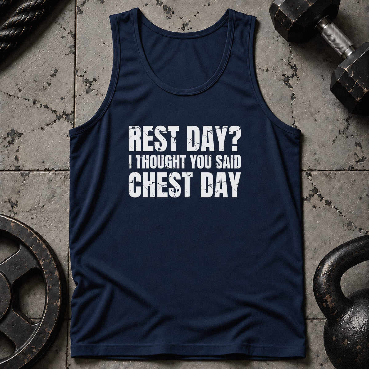 Rest Day? I Thought Unisex Tank