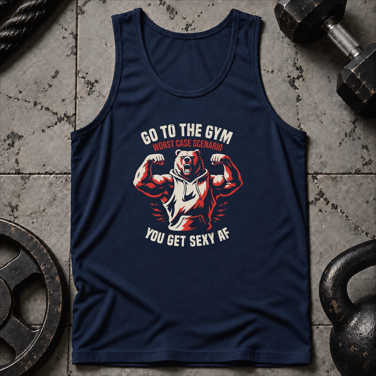 Go To The Gym Unisex Tank