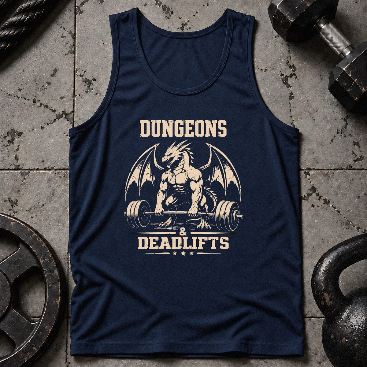 Dungeons & Deadlifts Unisex Tank