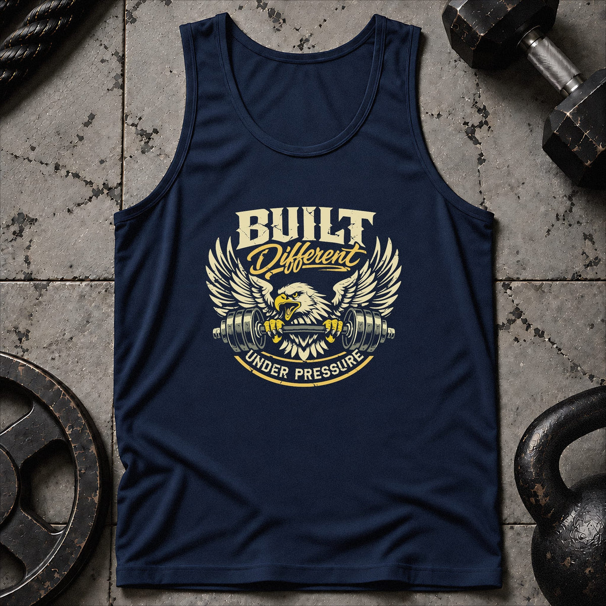 Built Different Eagle Unisex Tank