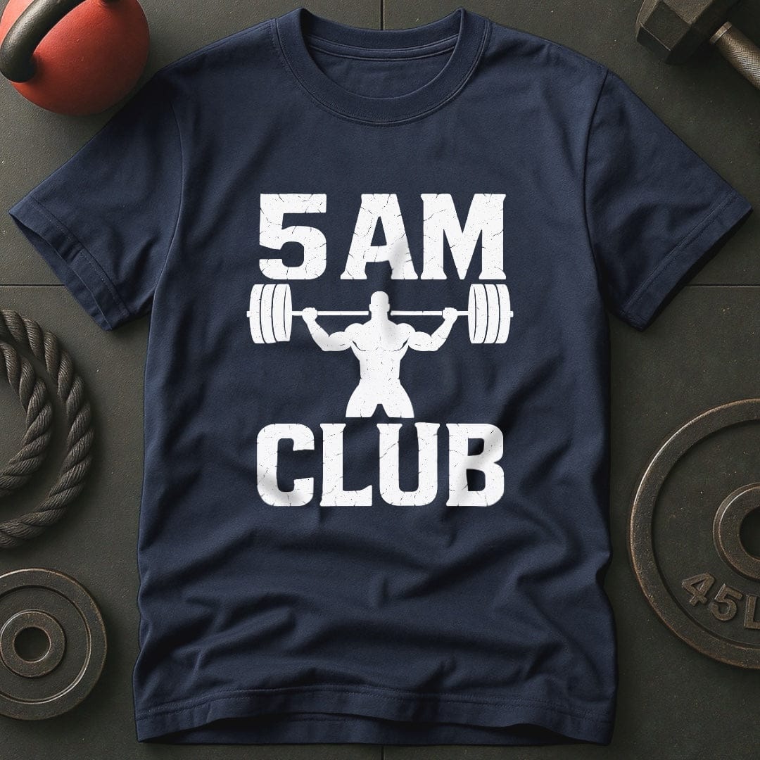 5 AM Club Weightlifting Gym T-Shirt
