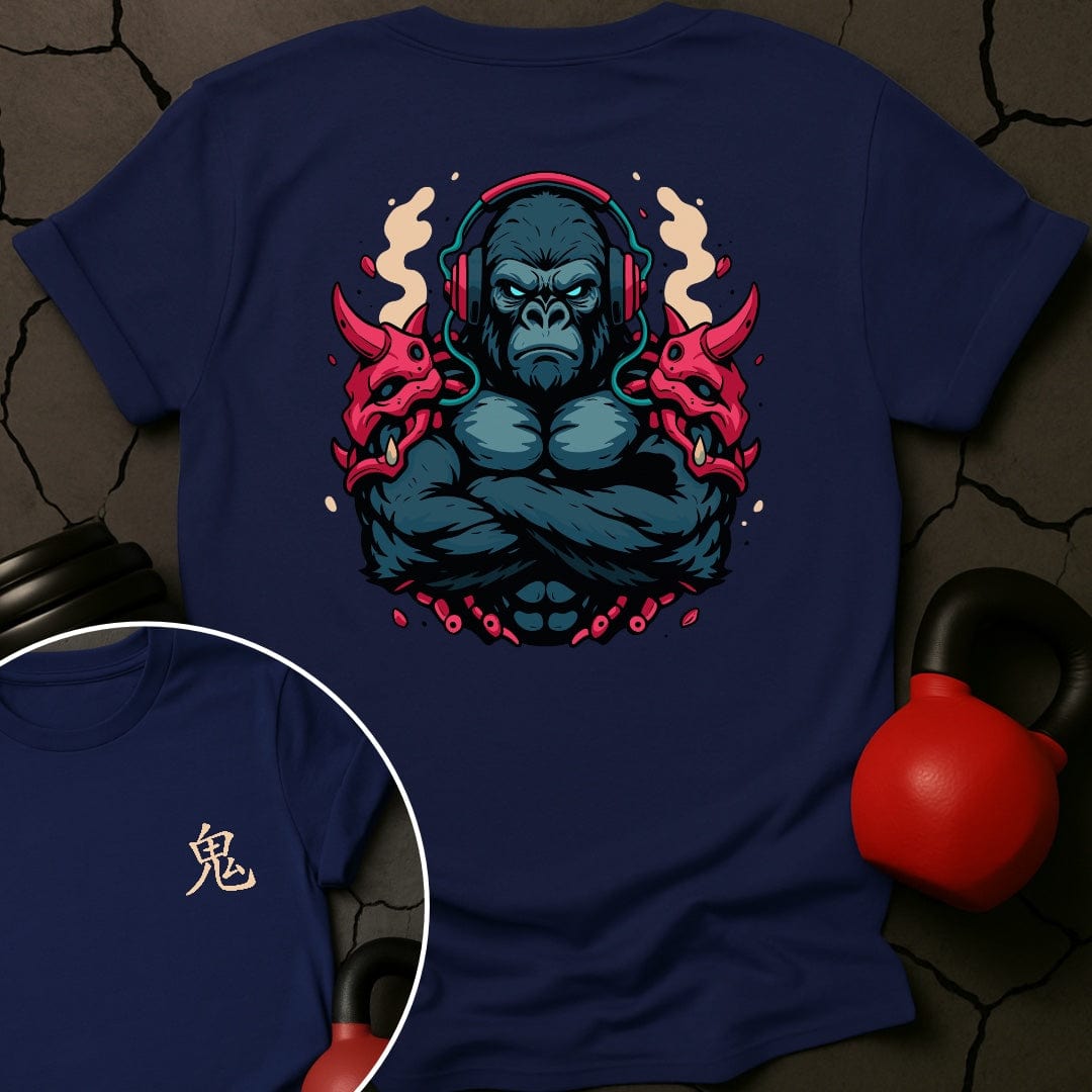 CyberPunk Oni Gorilla Gym T-Shirt