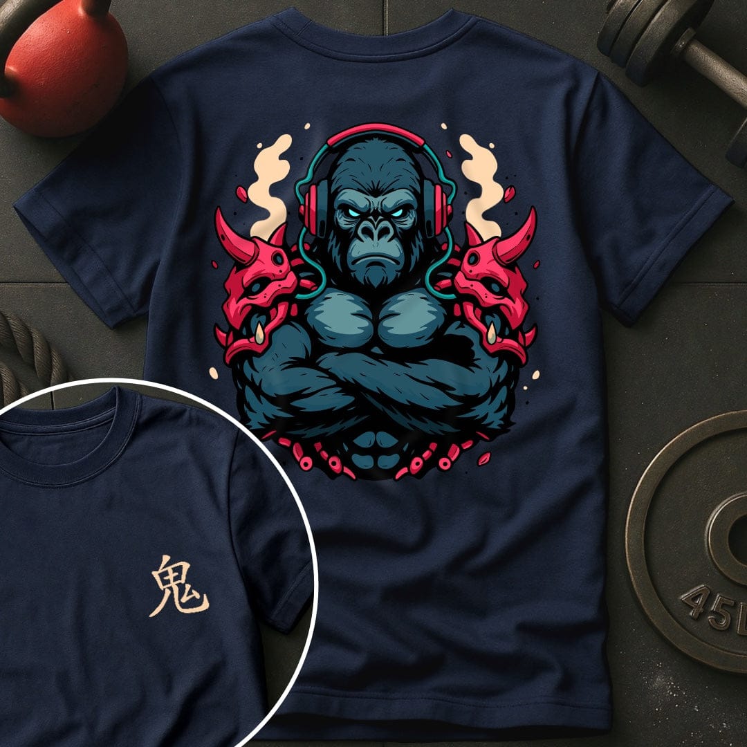 CyberPunk Oni Gorilla Gym T-Shirt