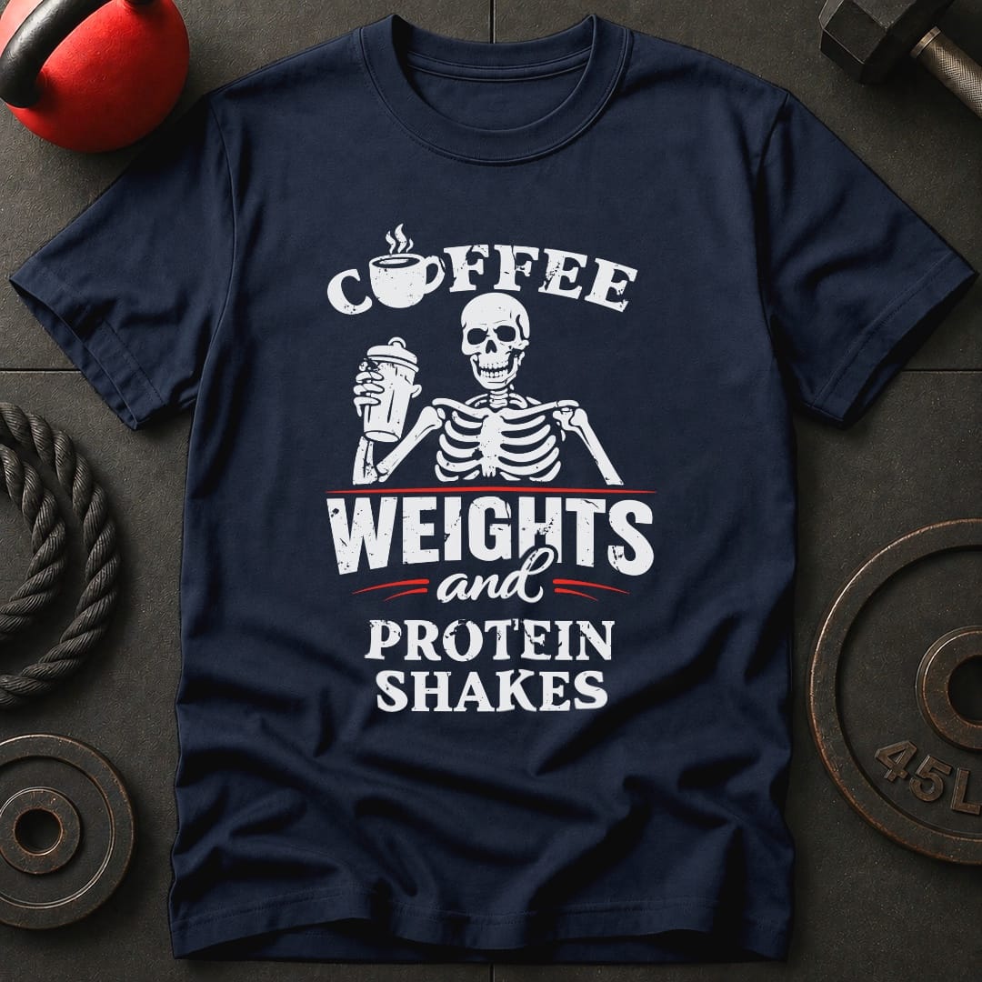 Coffee Weights Protein T-shirt