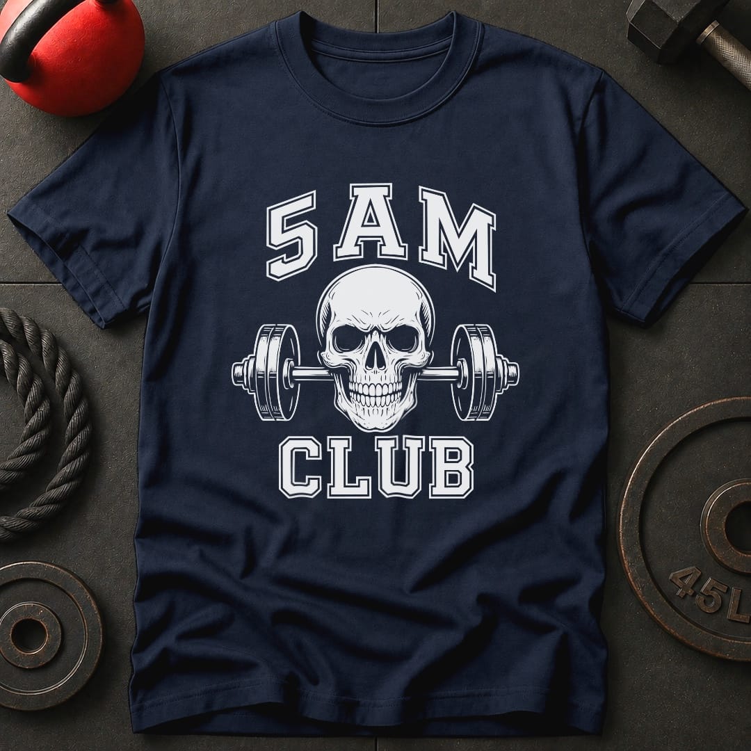 5 AM Club Skull Gym T-Shirt