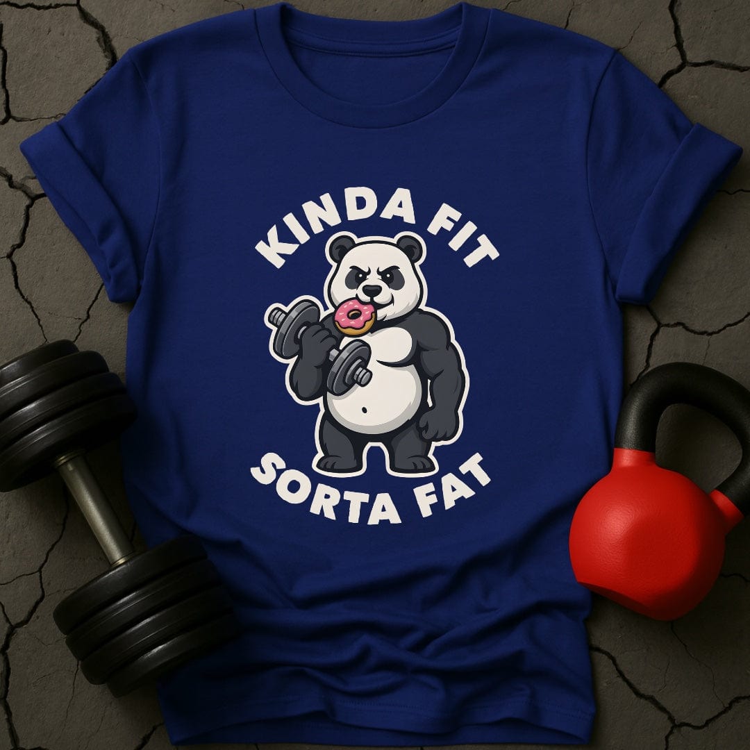 Kinda Fit Sorta Fat Panda Gym T-Shirt