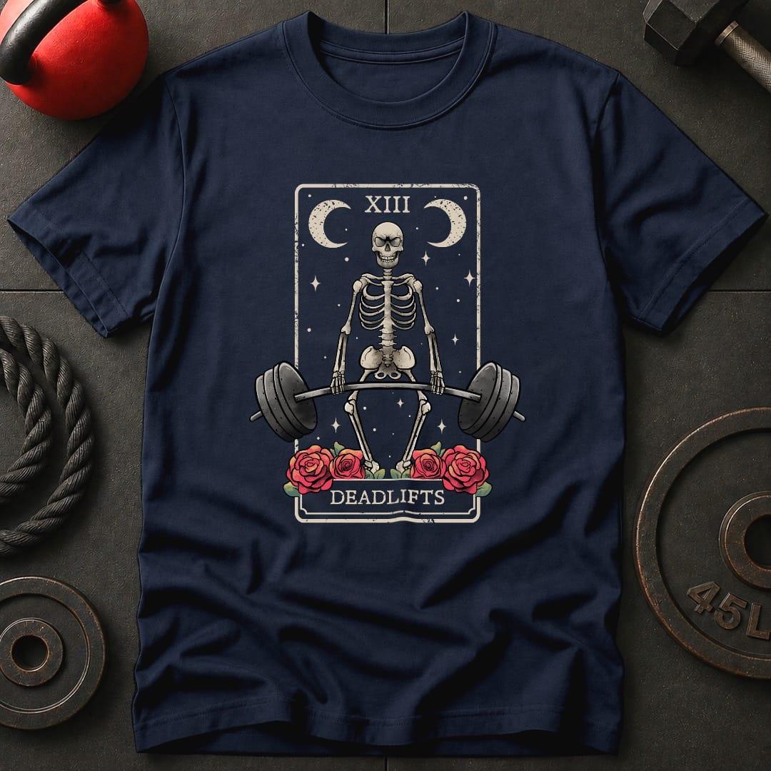 Deadlift Tarot Card T-Shirt