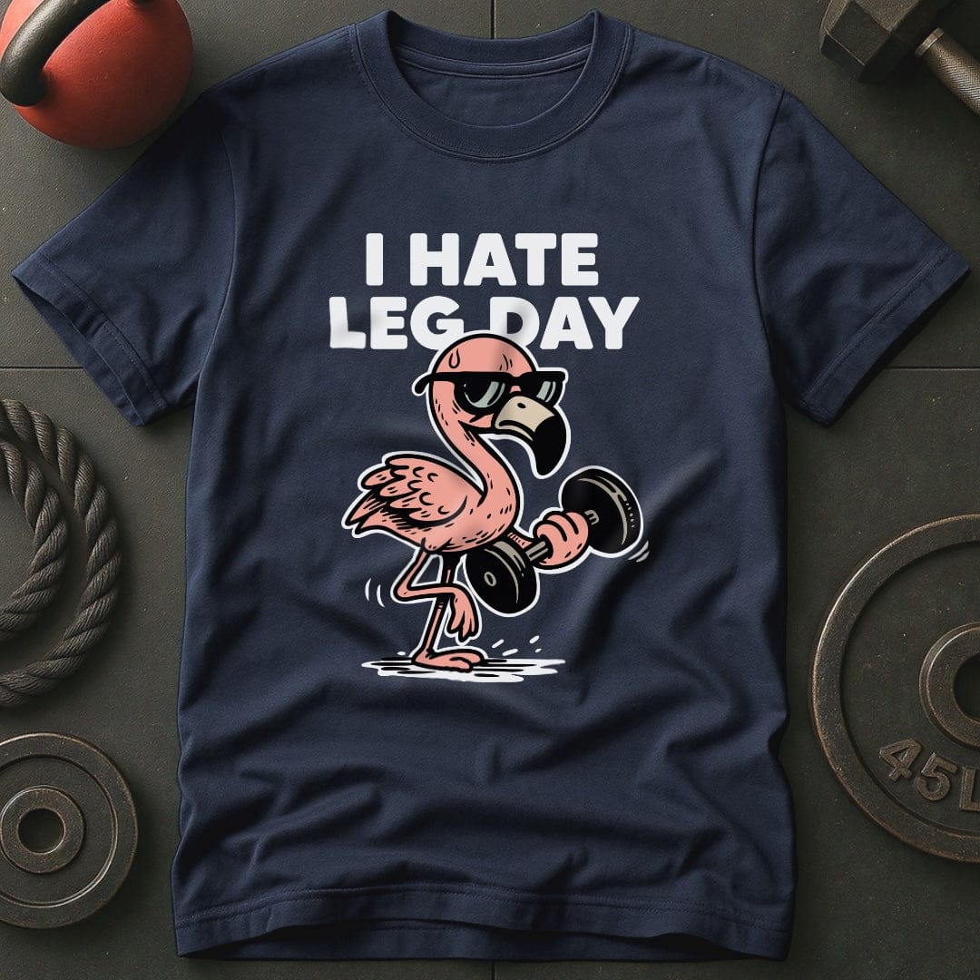 I Hate Leg Day Weightlifting Gym T-Shirt