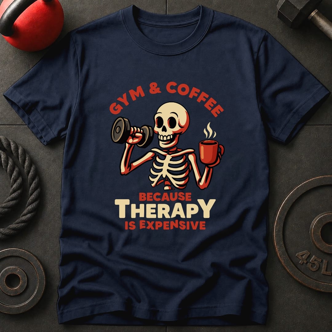 Gym & Coffee Because T-Shirt