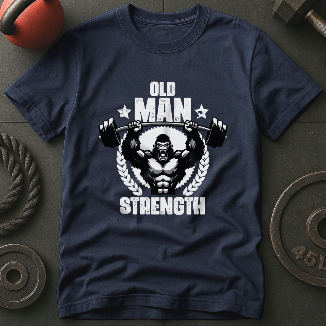 Old Man Strength Gorilla T-Shirt