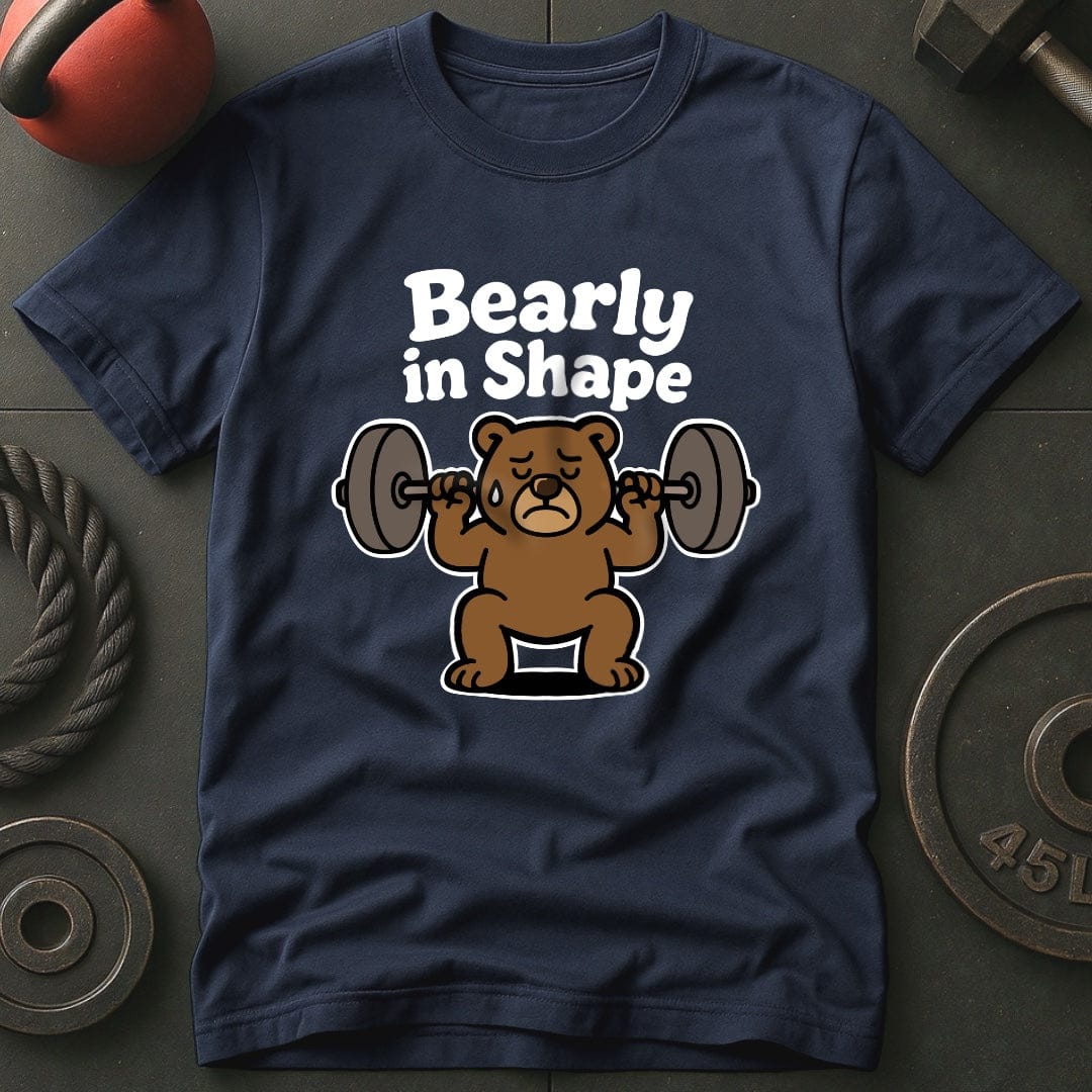 Bearly In Shape Bear Gym T-Shirt