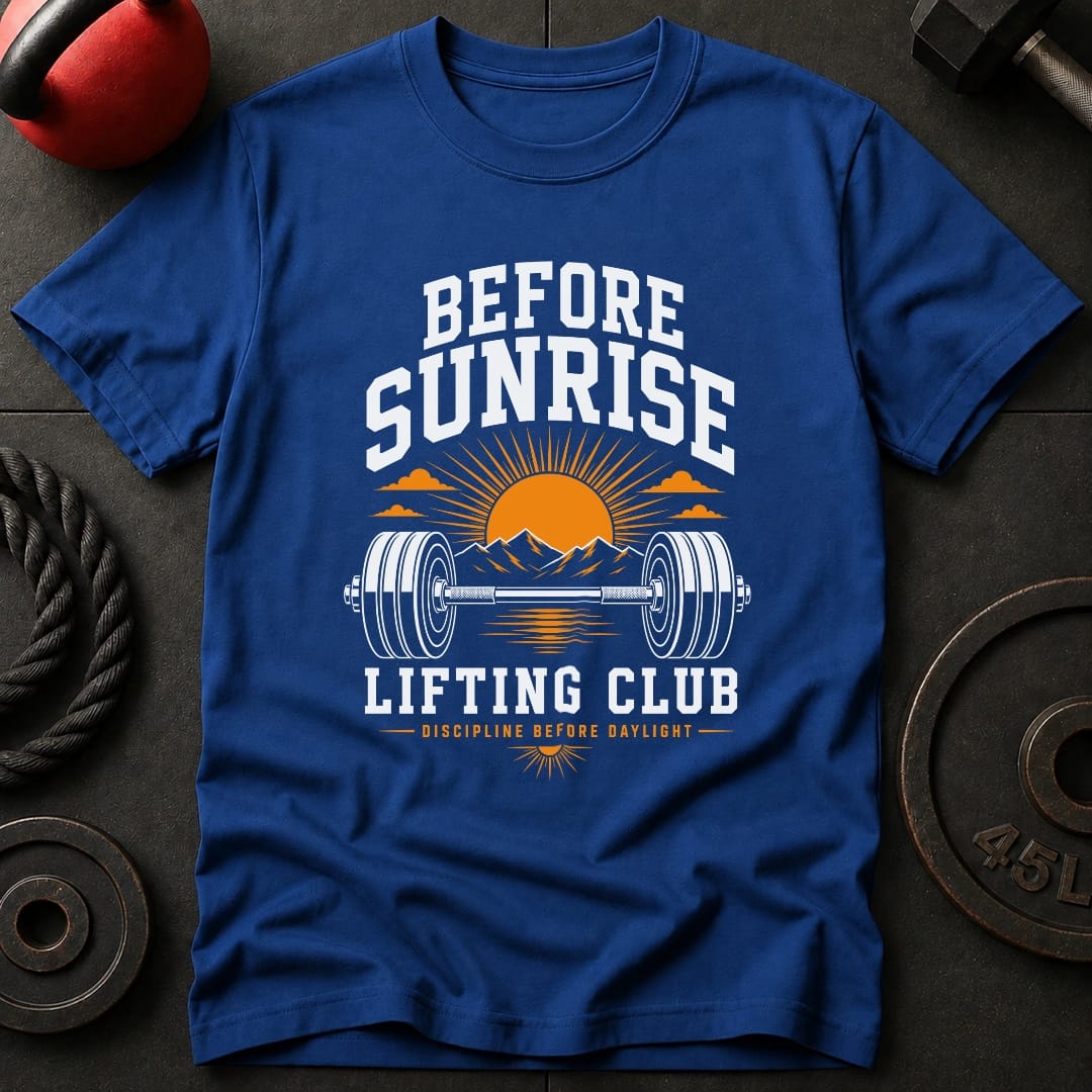 Before Sunrise Lifting Club T-shirt