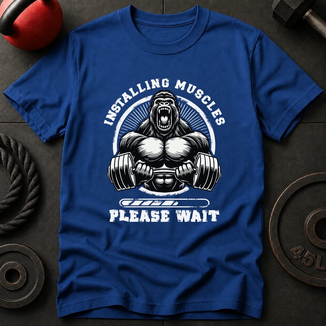Installing Muscles Gorilla T-Shirt