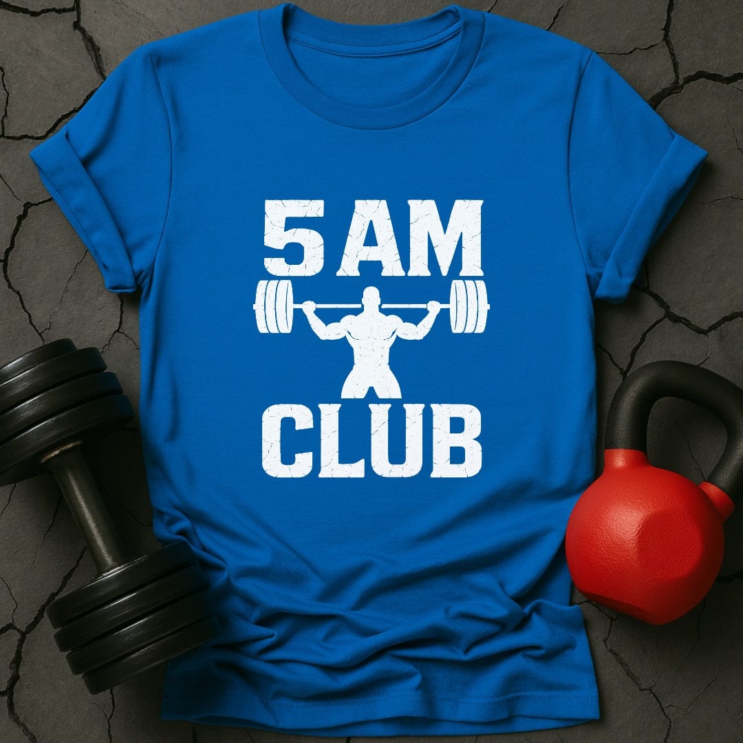 5 AM Club Weightlifting Gym T-Shirt