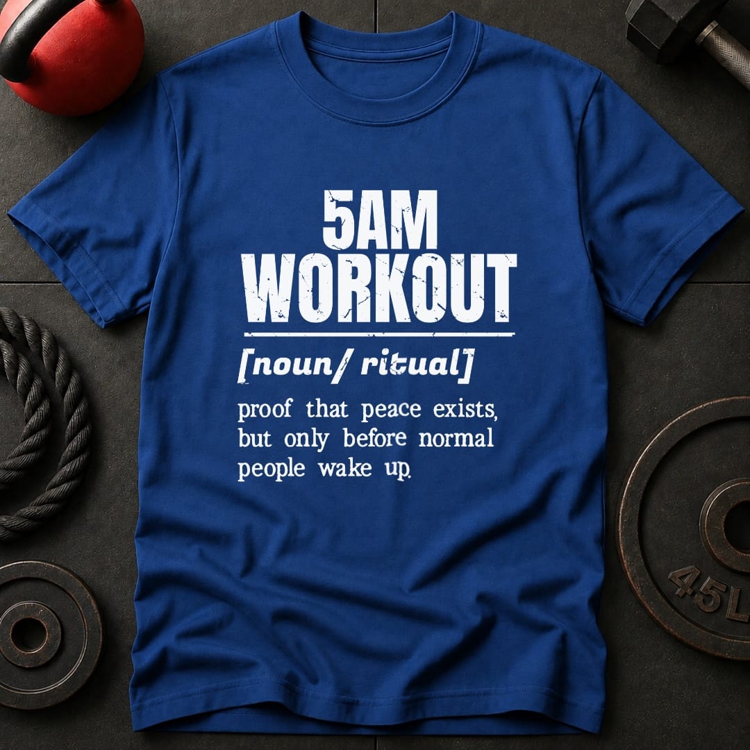 5AM Workout Vocabulary T-shirt