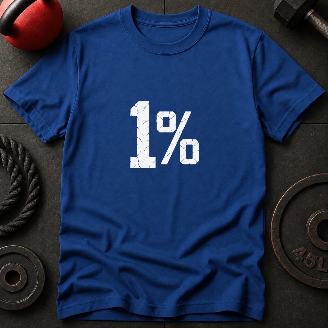 1 % Gym Lover T-Shirt