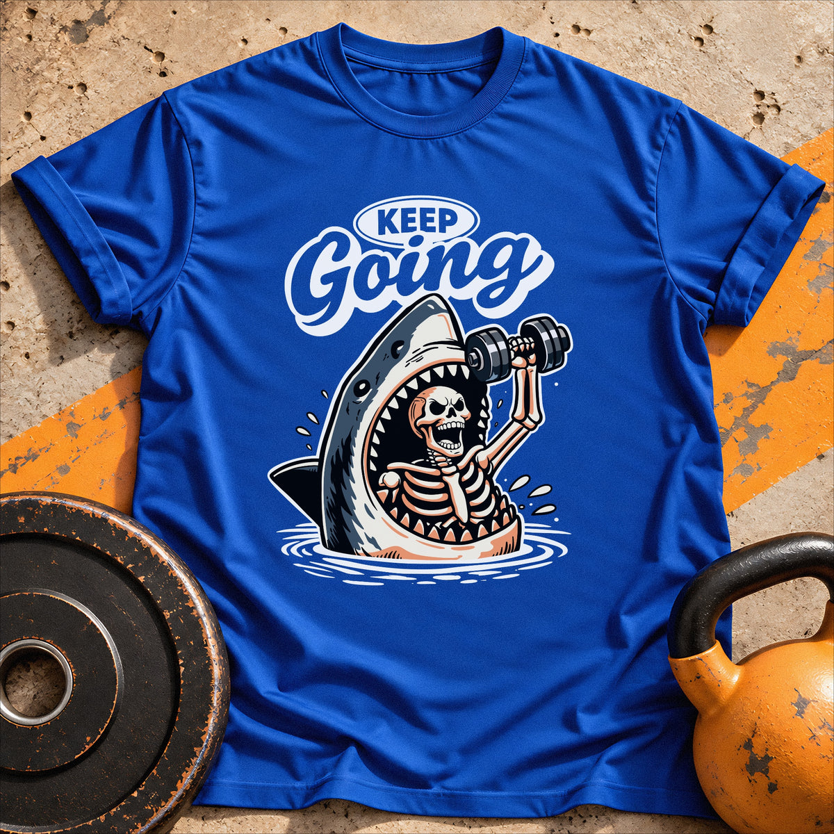 Keep Going Shark T-shirt