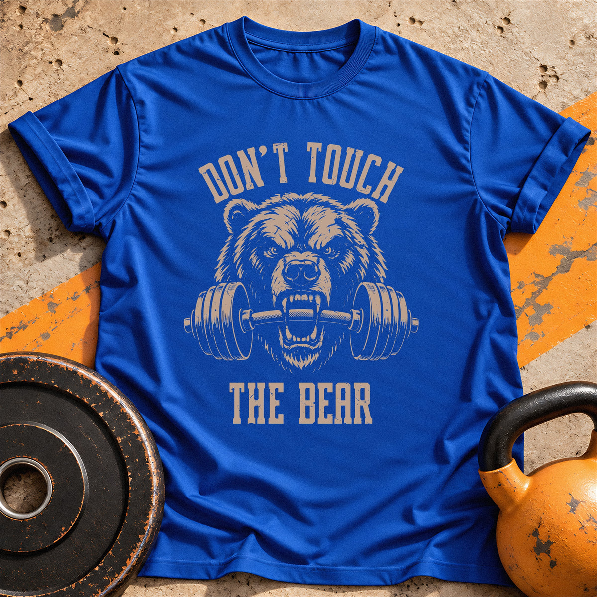 Old Man Gym Bear T-shirt