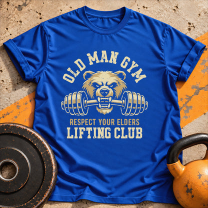 Old Man Gym Bear T-shirt