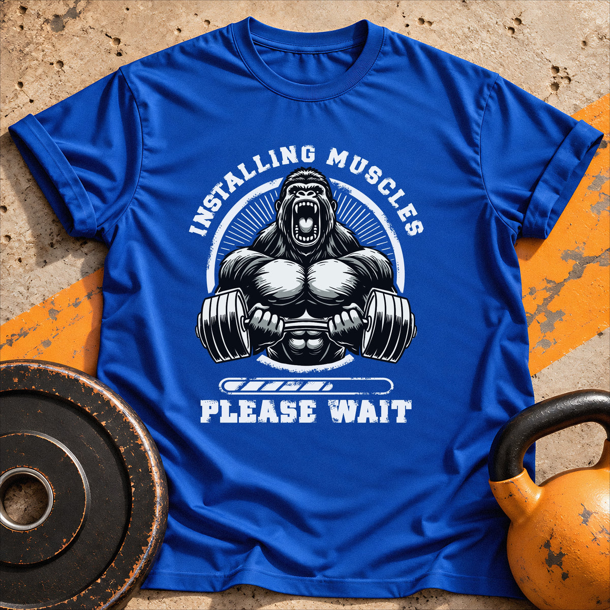 Installing Muscles Gorilla T-Shirt