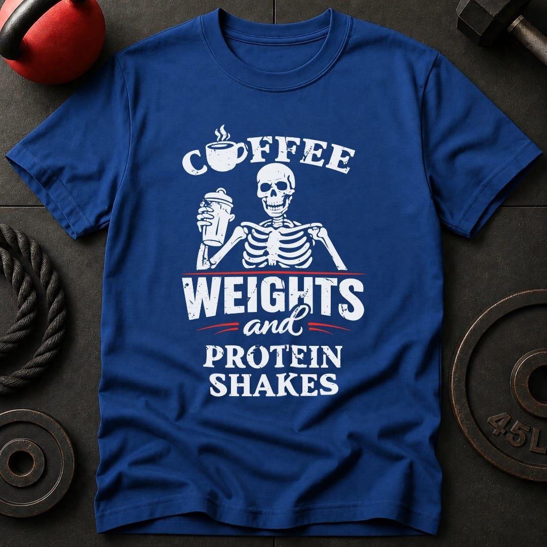 Coffee Weights Protein T-shirt