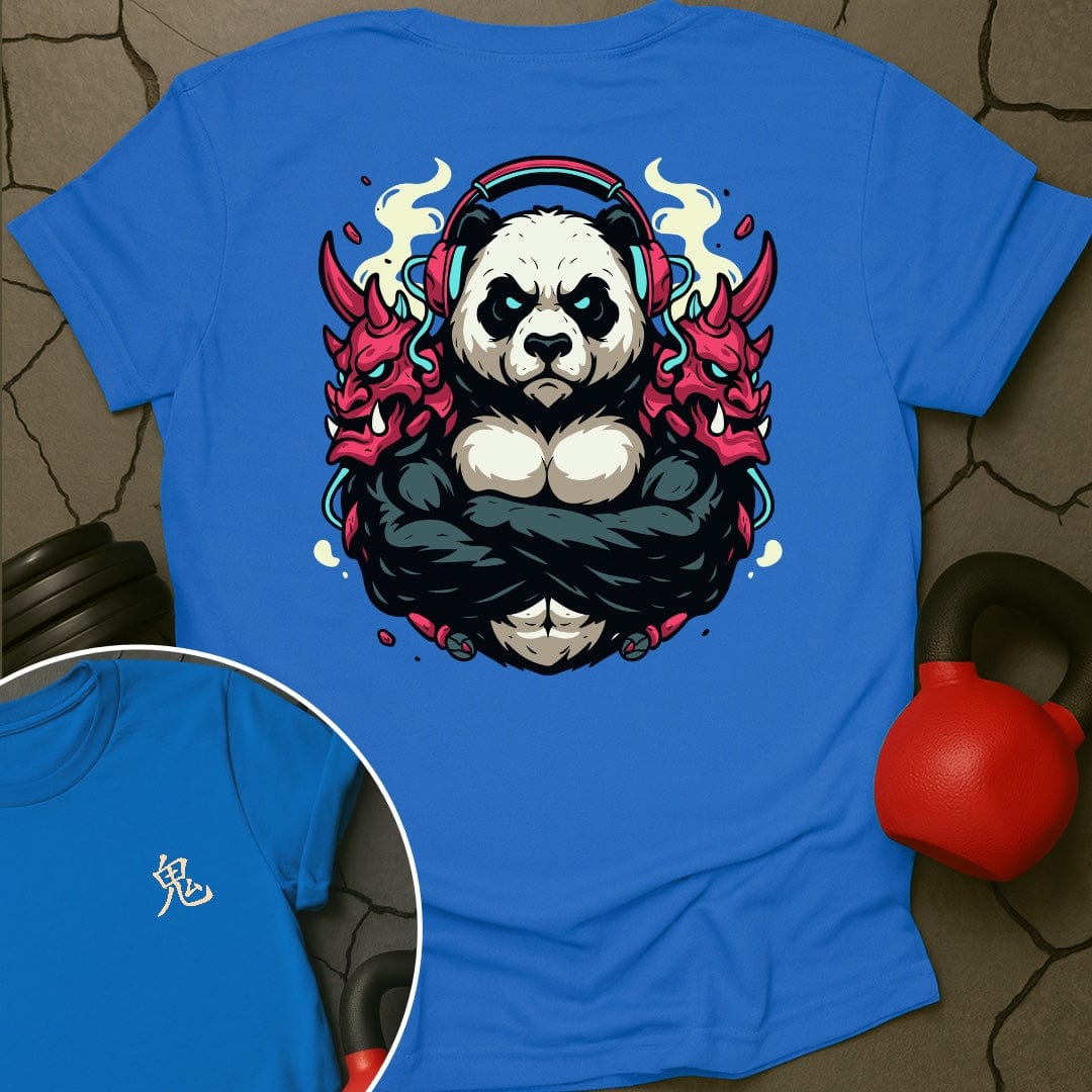 CyberPunk Oni Panda Gym T-Shirt