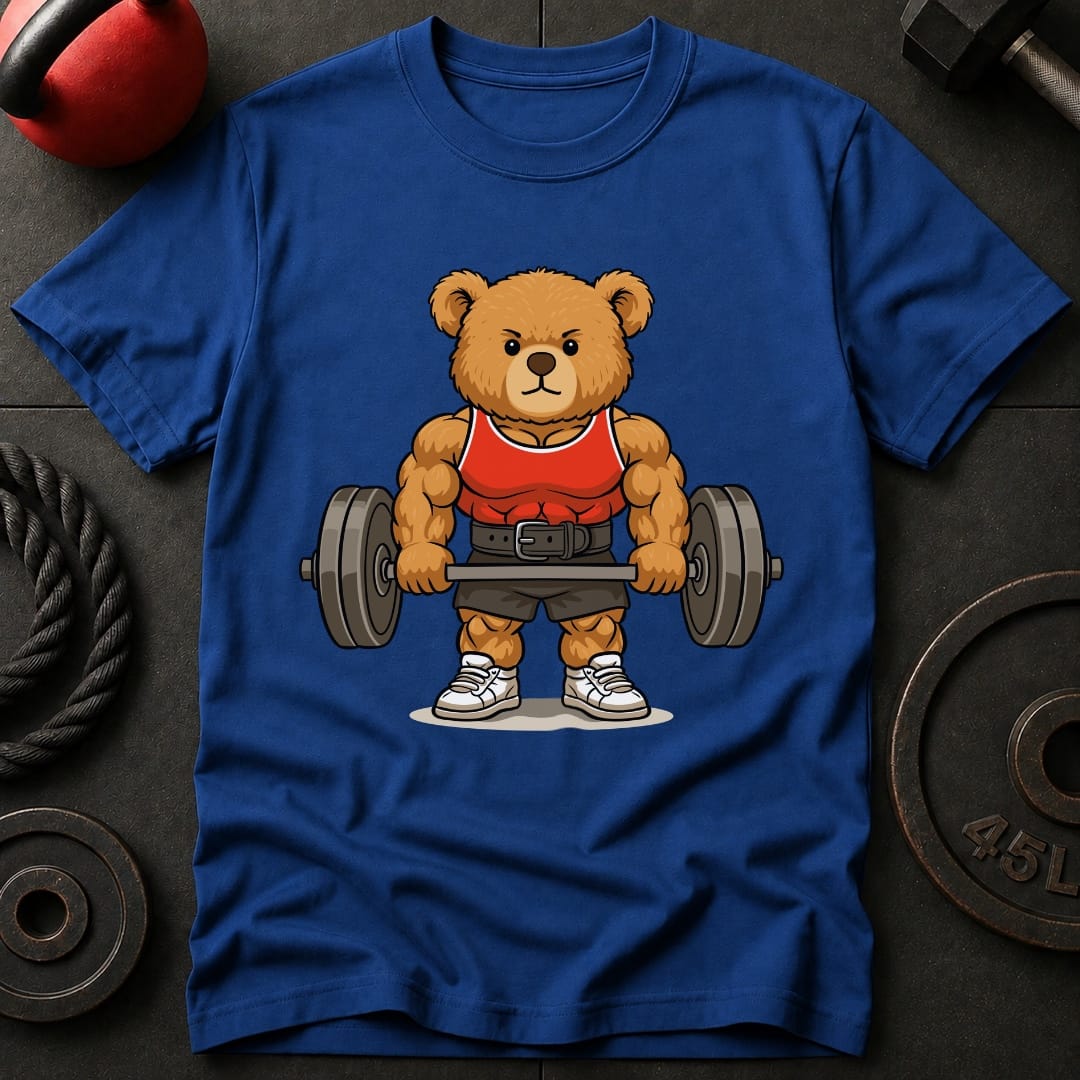 Teddy Bear Lifting Gym T-Shirt