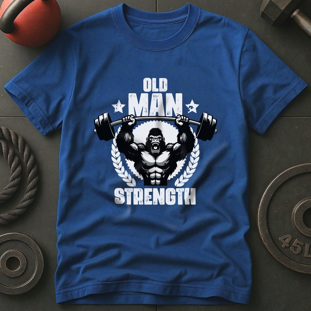 Old Man Strength Gorilla T-Shirt