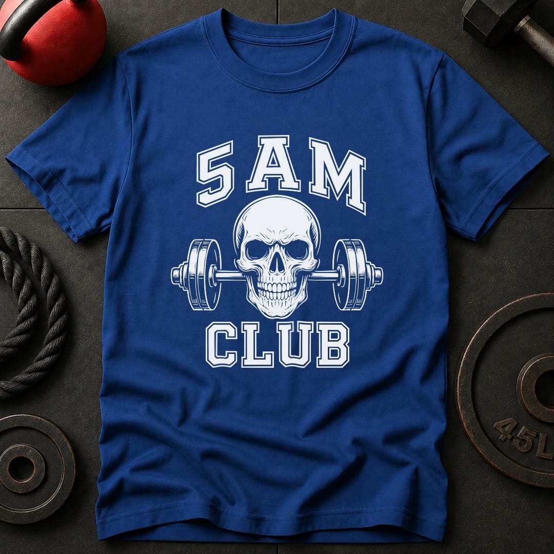 5 AM Club Skull Gym T-Shirt