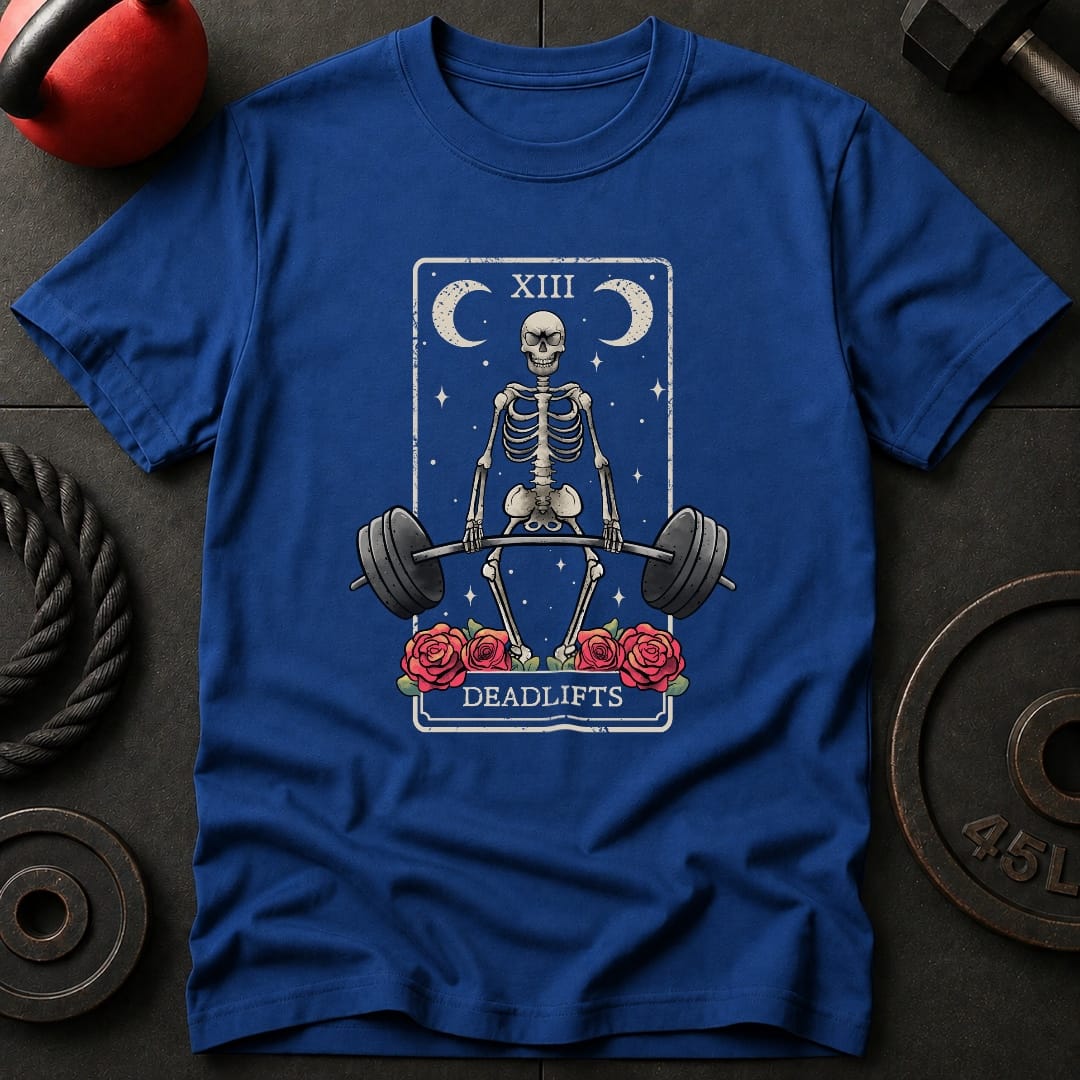 Deadlift Tarot Card T-Shirt