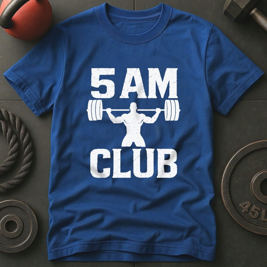 5 AM Club Weightlifting Gym T-Shirt