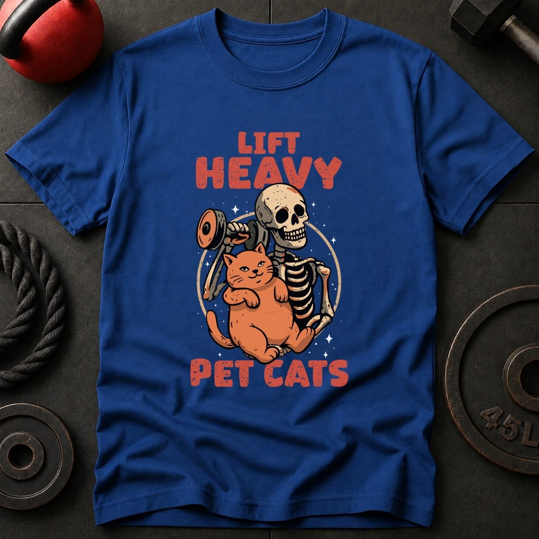 Lift Heavy Pet Cats T-Shirt