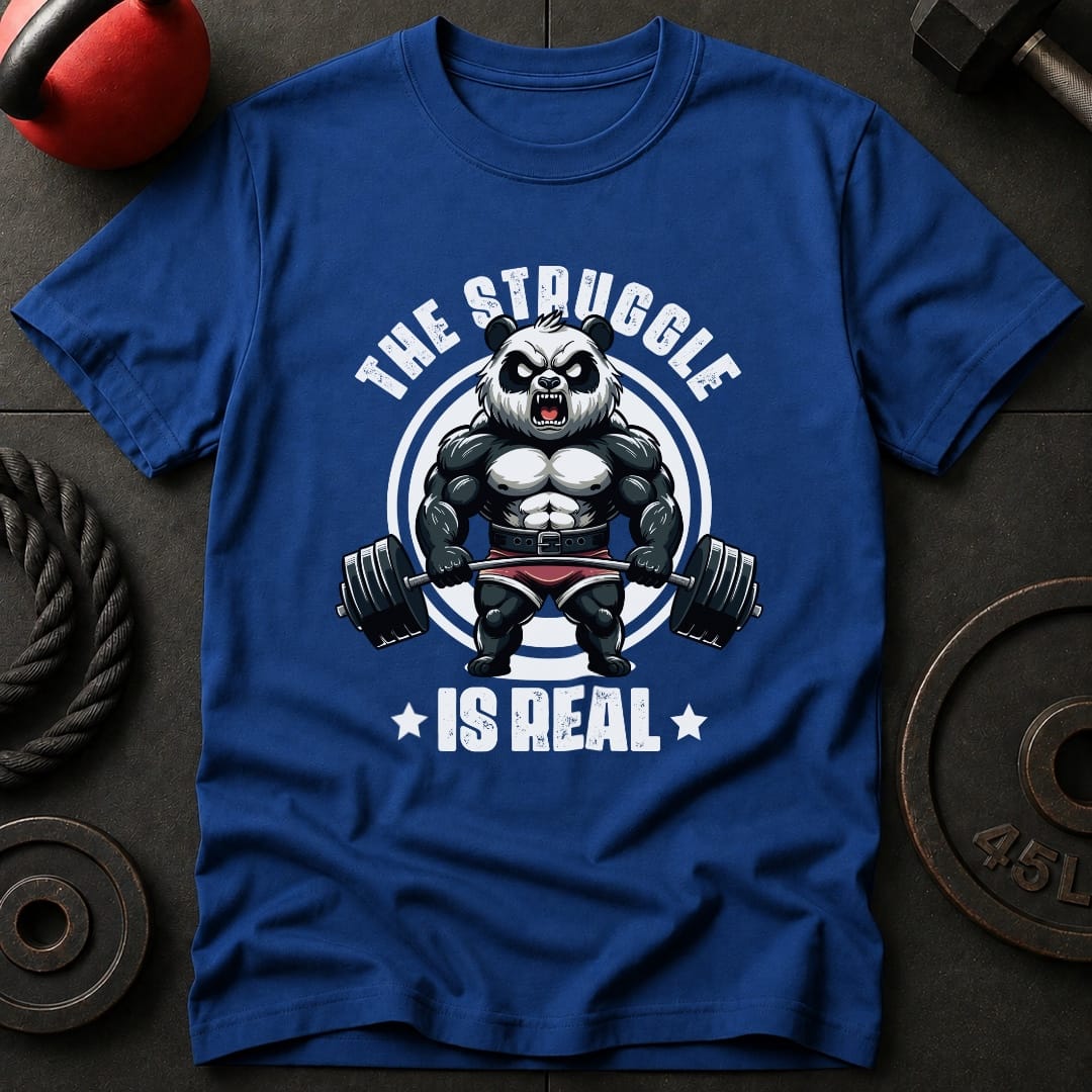 The Struggle Is Real Panda T-Shirt