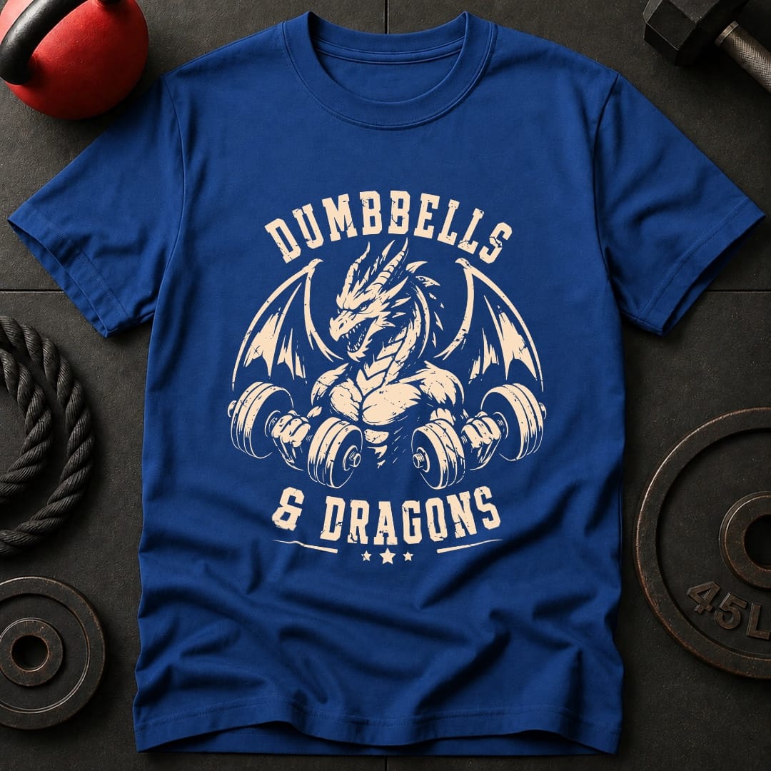 Dumbbells & Dragons T-shirt
