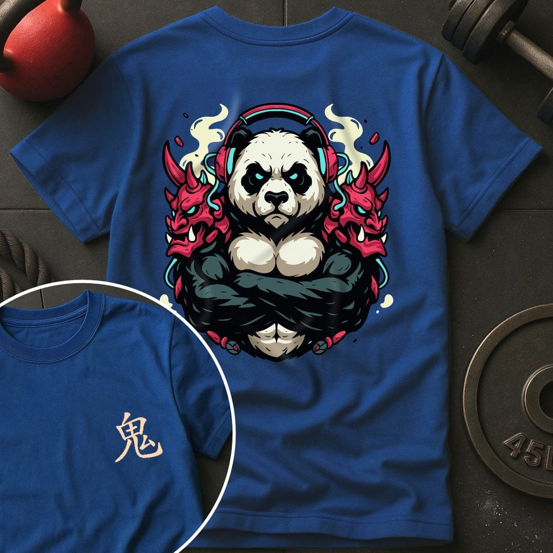 CyberPunk Oni Panda Gym T-Shirt