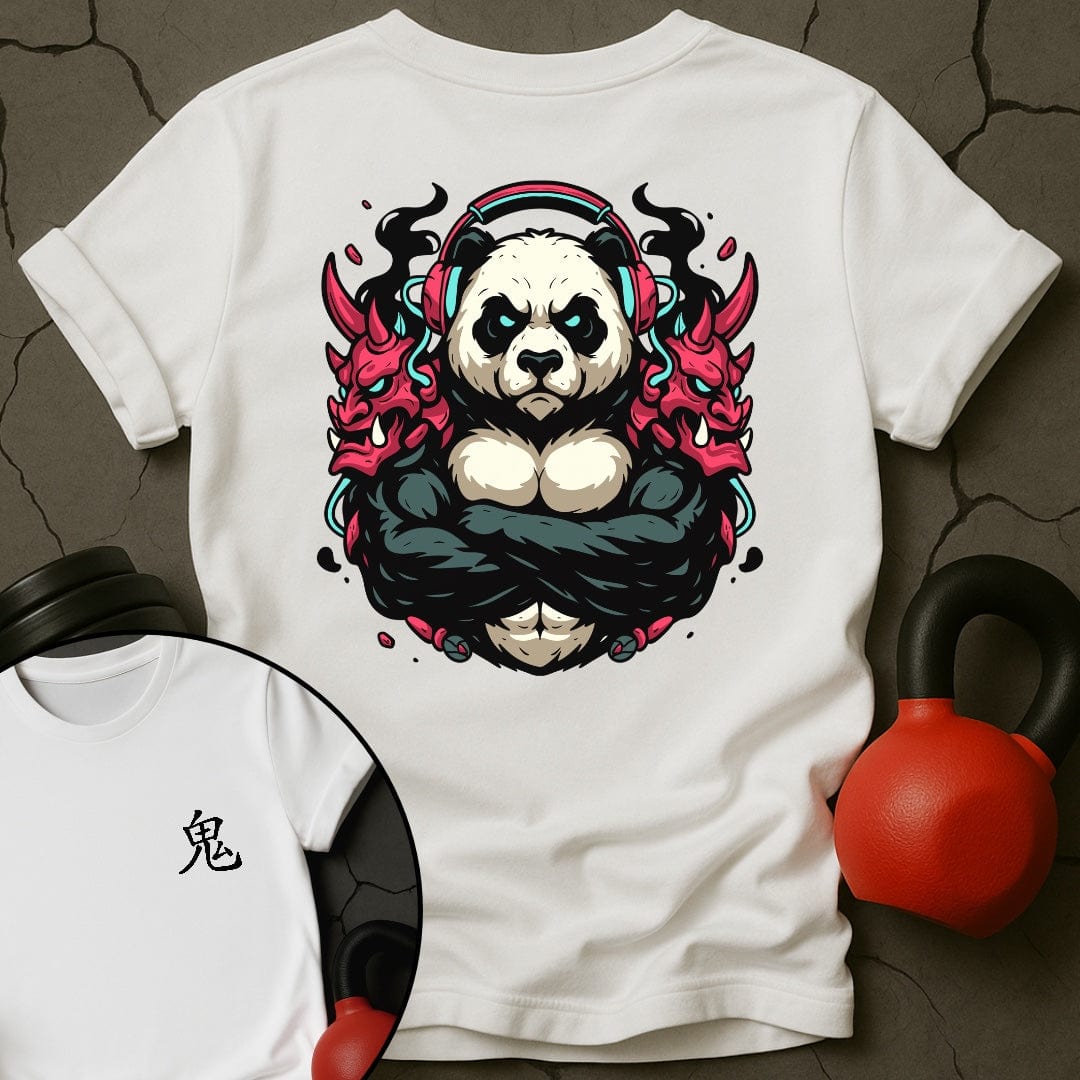 CyberPunk Oni Panda Gym T-Shirt