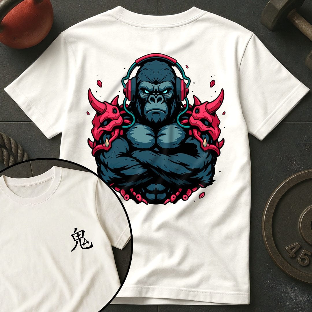 CyberPunk Oni Gorilla Gym T-Shirt