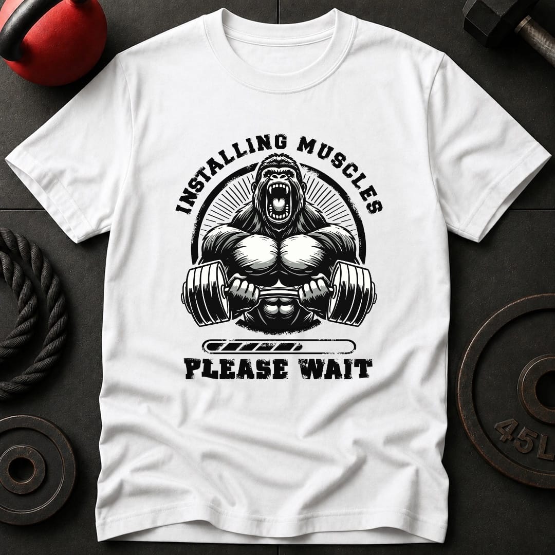 Installing Muscles Gorilla T-Shirt