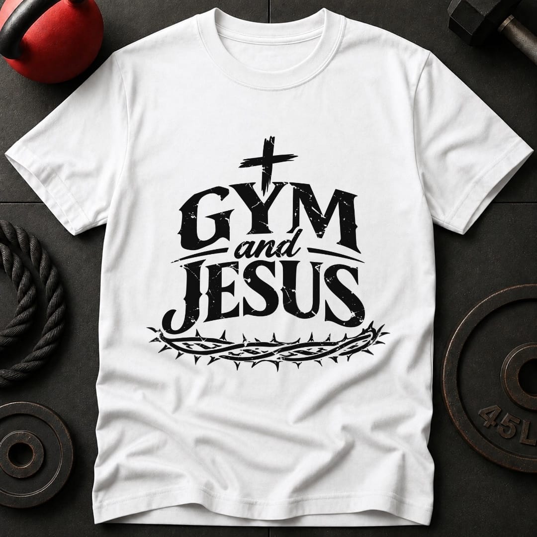 Gym And Jesus T-shirt