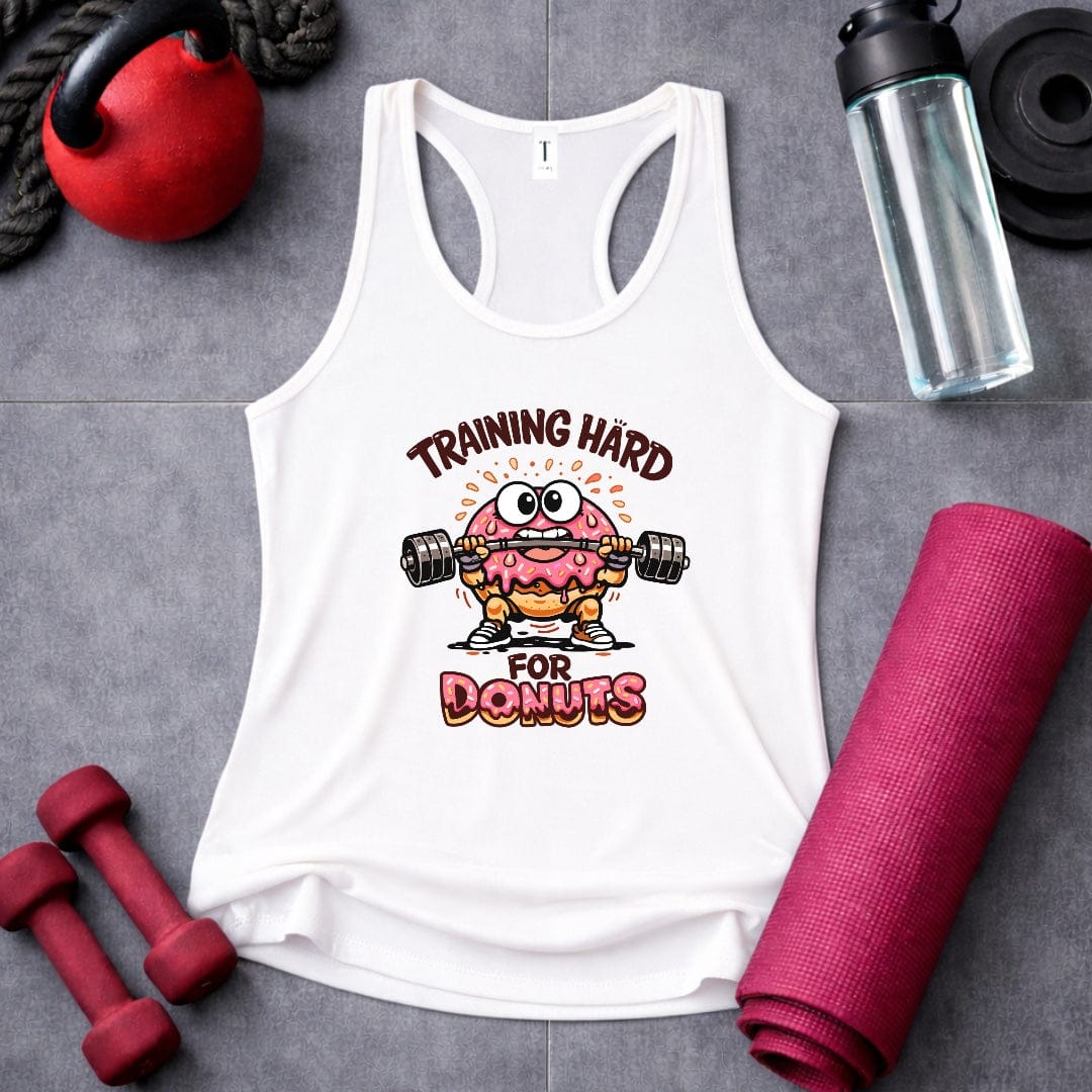 Training Hard For Donuts Women's Tank