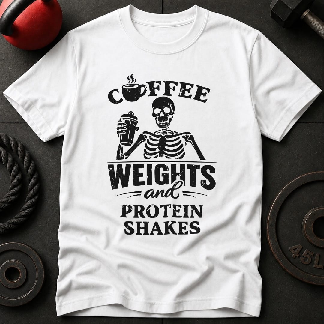 Coffee Weights Protein T-shirt
