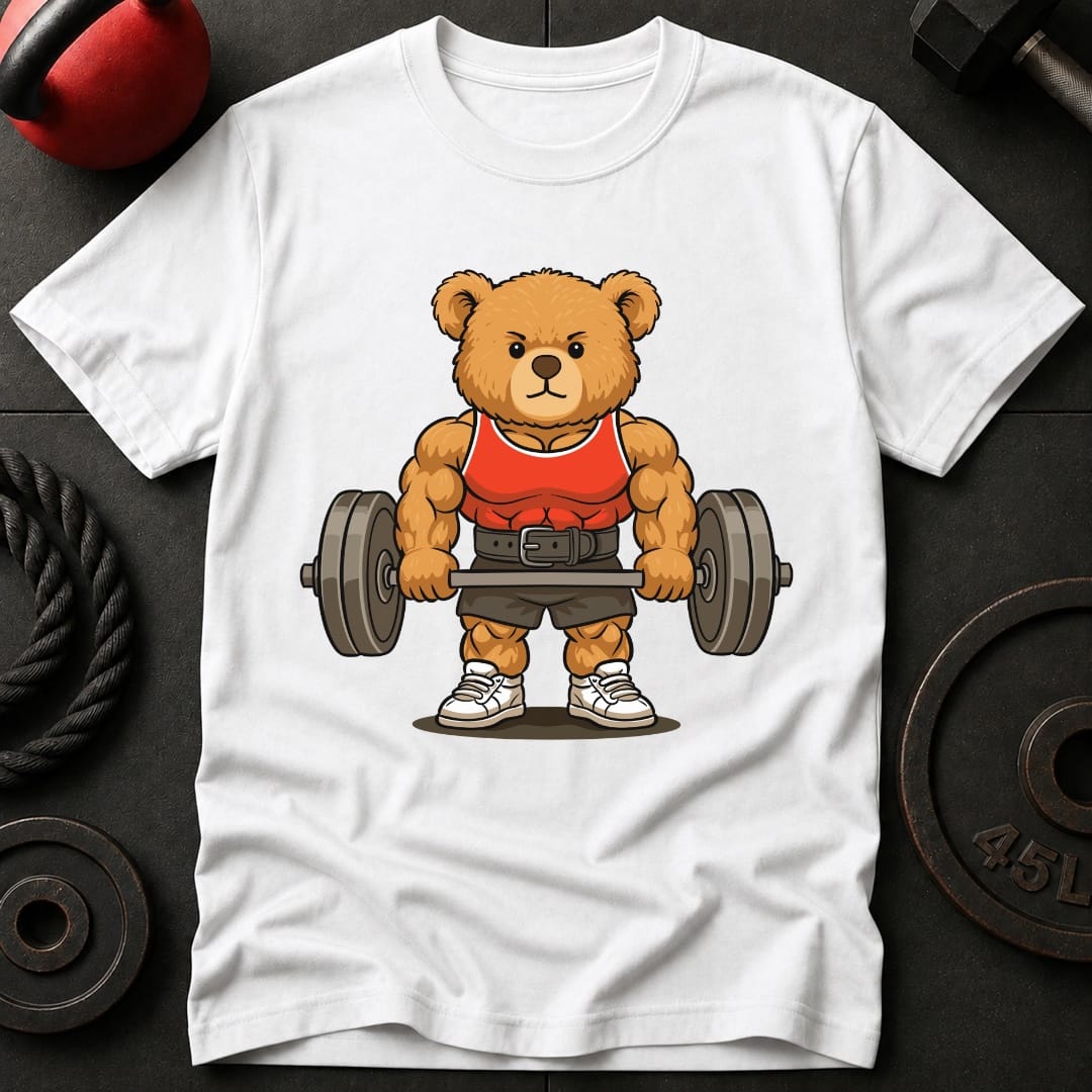 Teddy Bear Lifting Gym T-Shirt