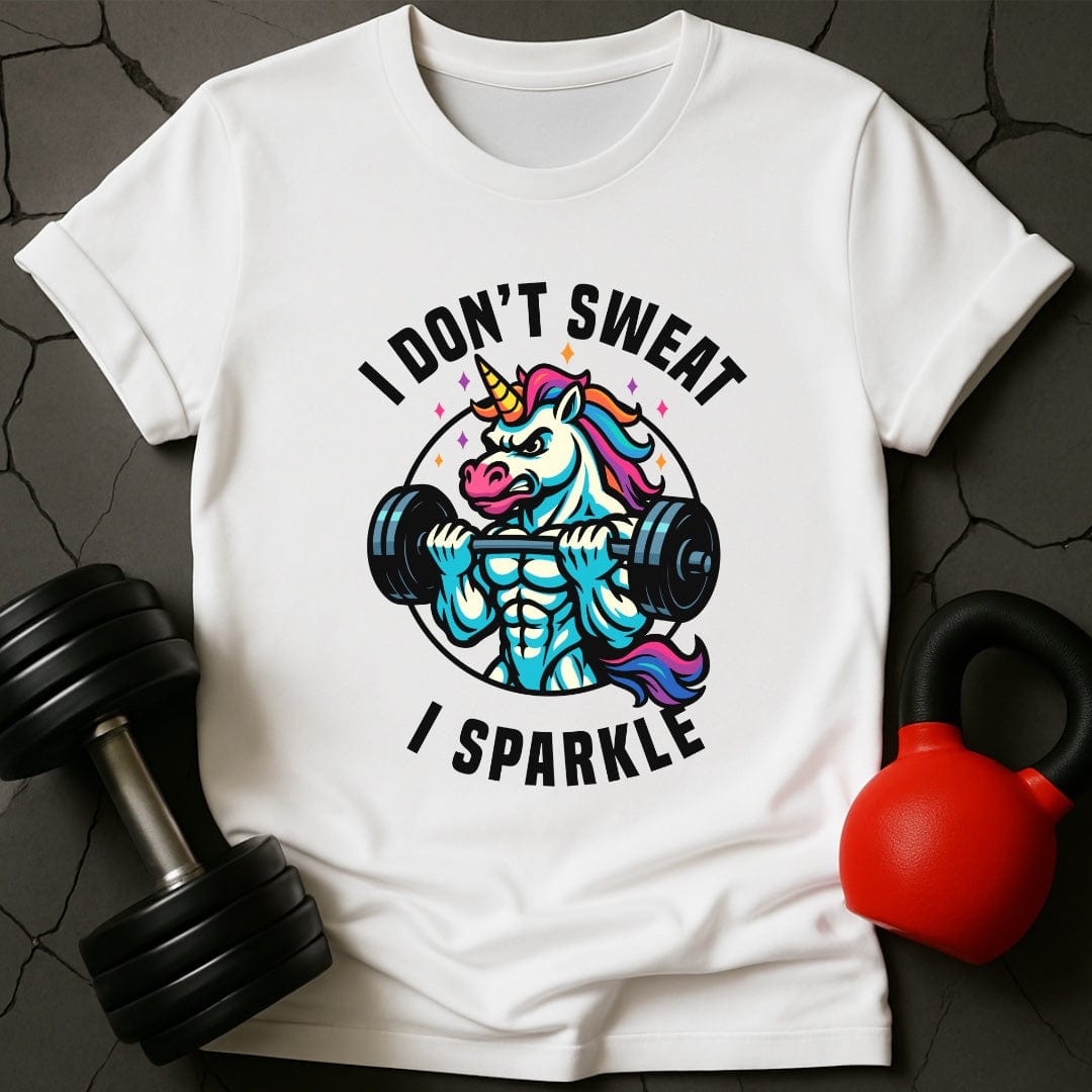 I Don't Sweat I Sparkle Unicorn T-Shirt