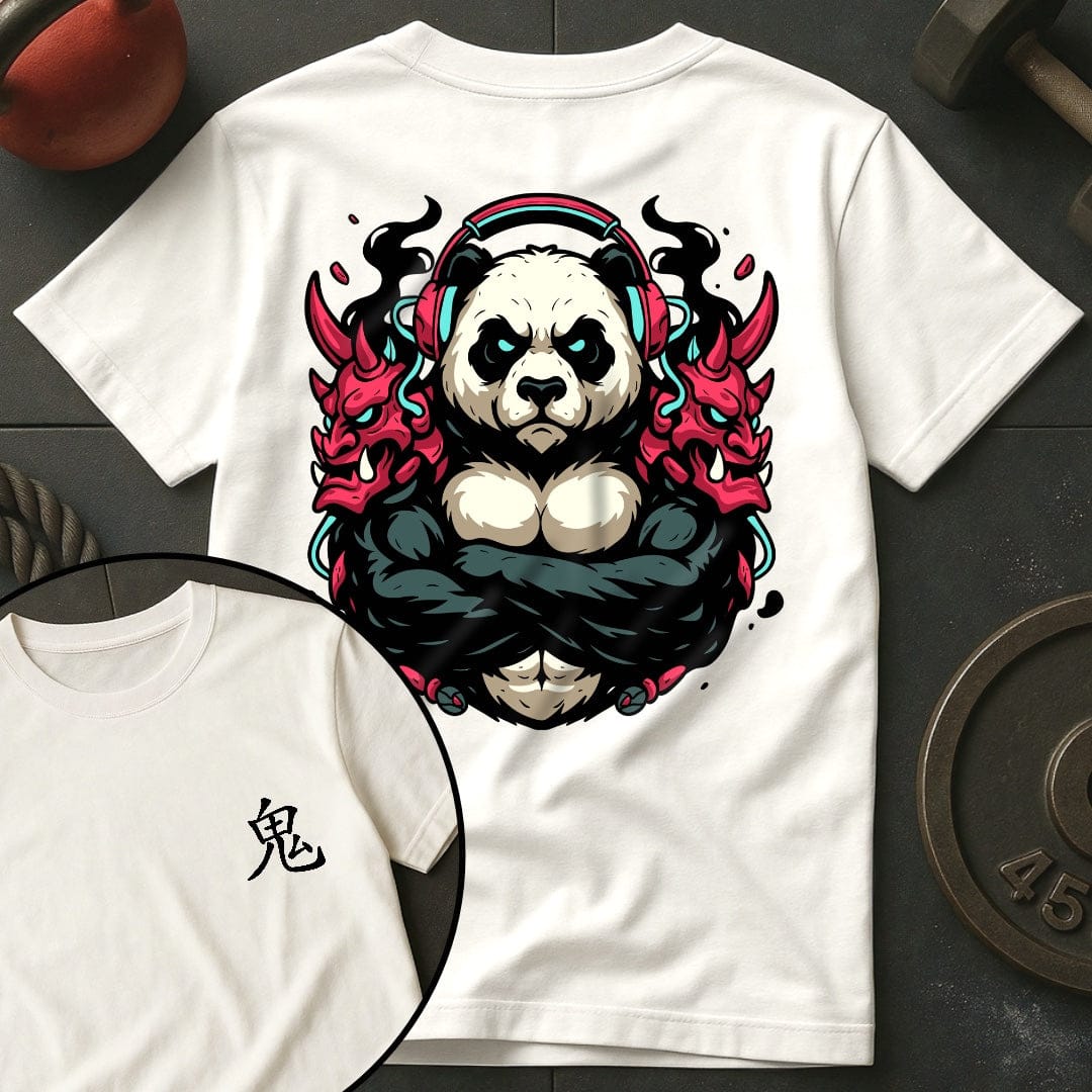 CyberPunk Oni Panda Gym T-Shirt