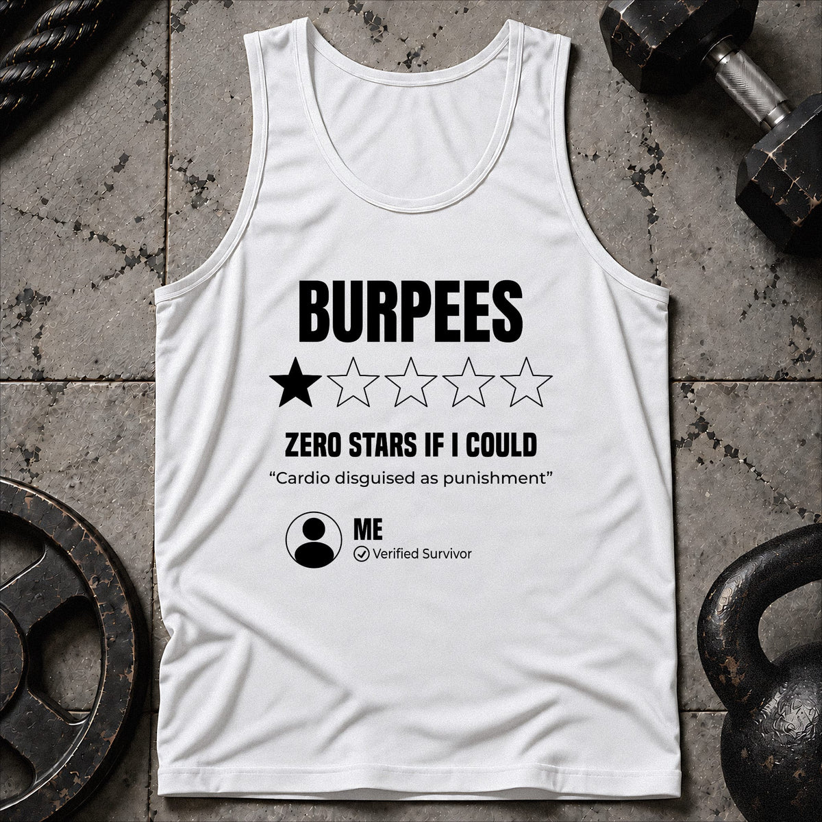 Burpees Review Unisex Tank