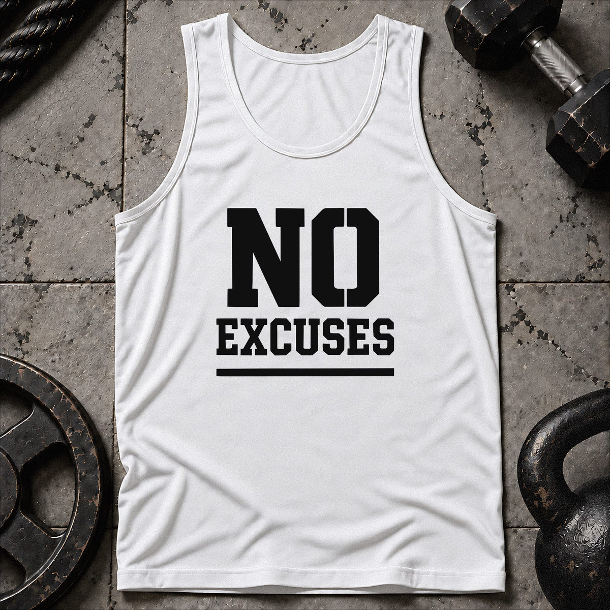 No Excuses Unisex Tank